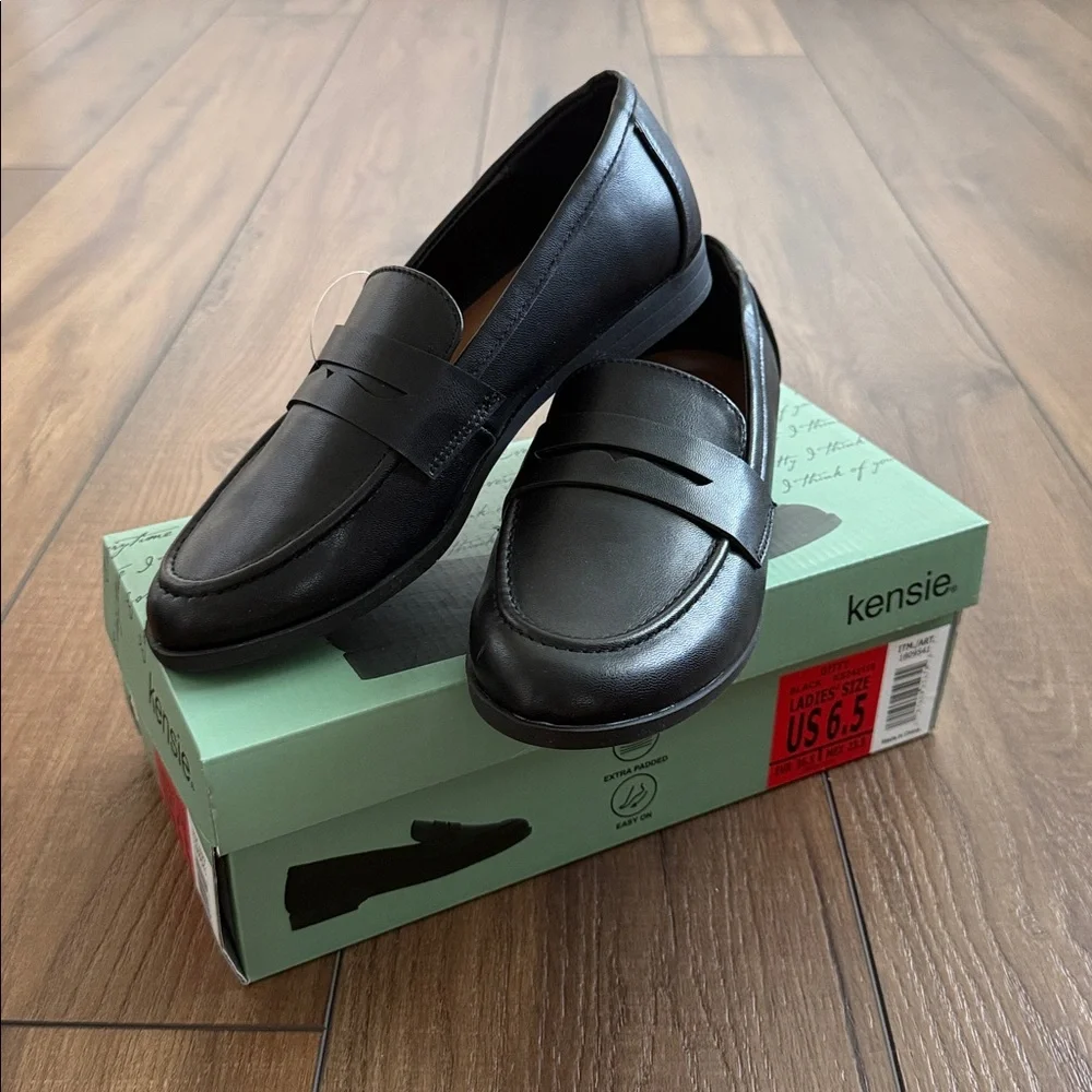 Kensie Gitty Classic Black Women’s Slip-On Loafers